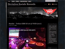 Tablet Screenshot of deviationsociale.com